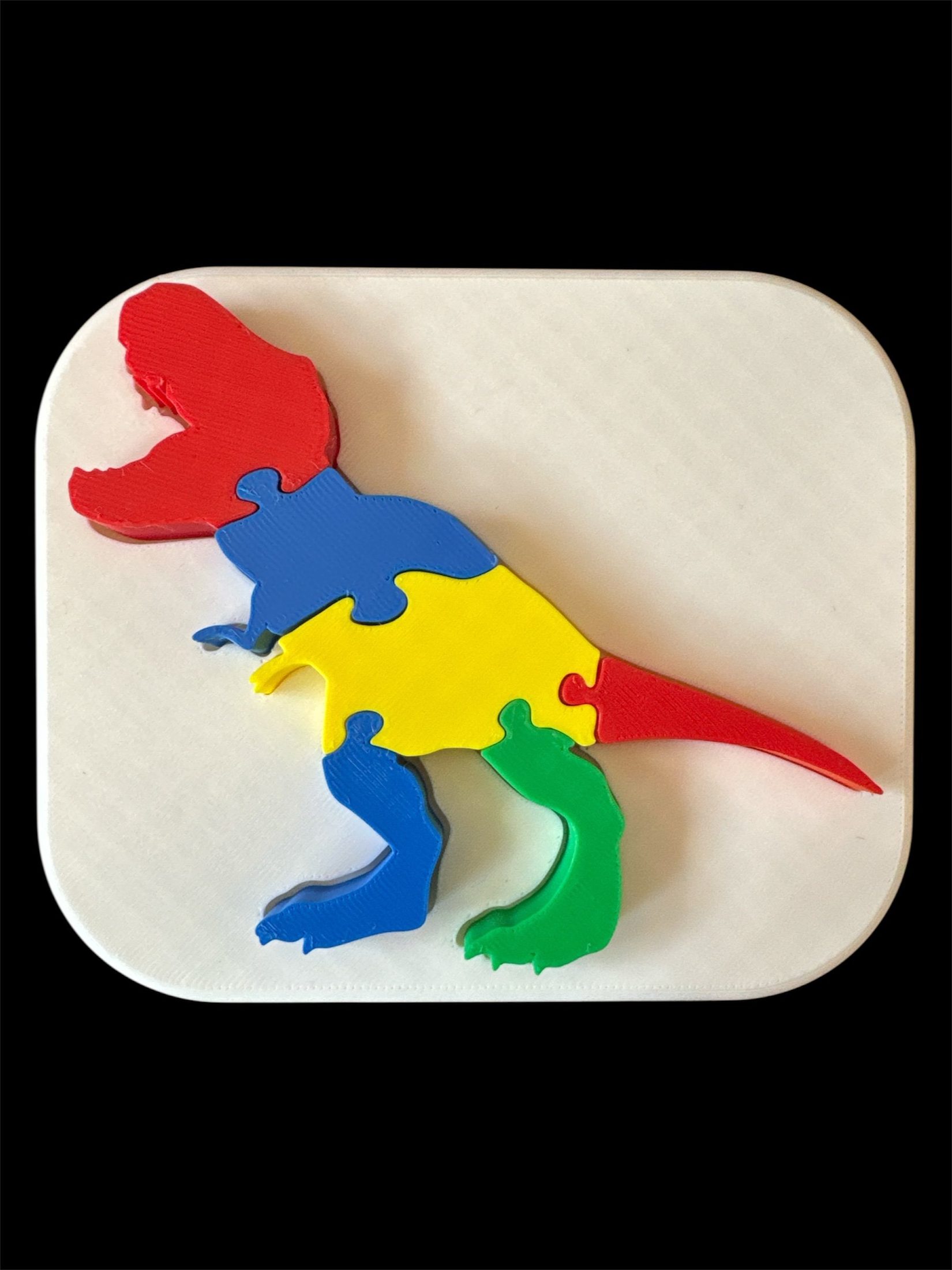 🦖 3D Printed Dinosaur Puzzle
