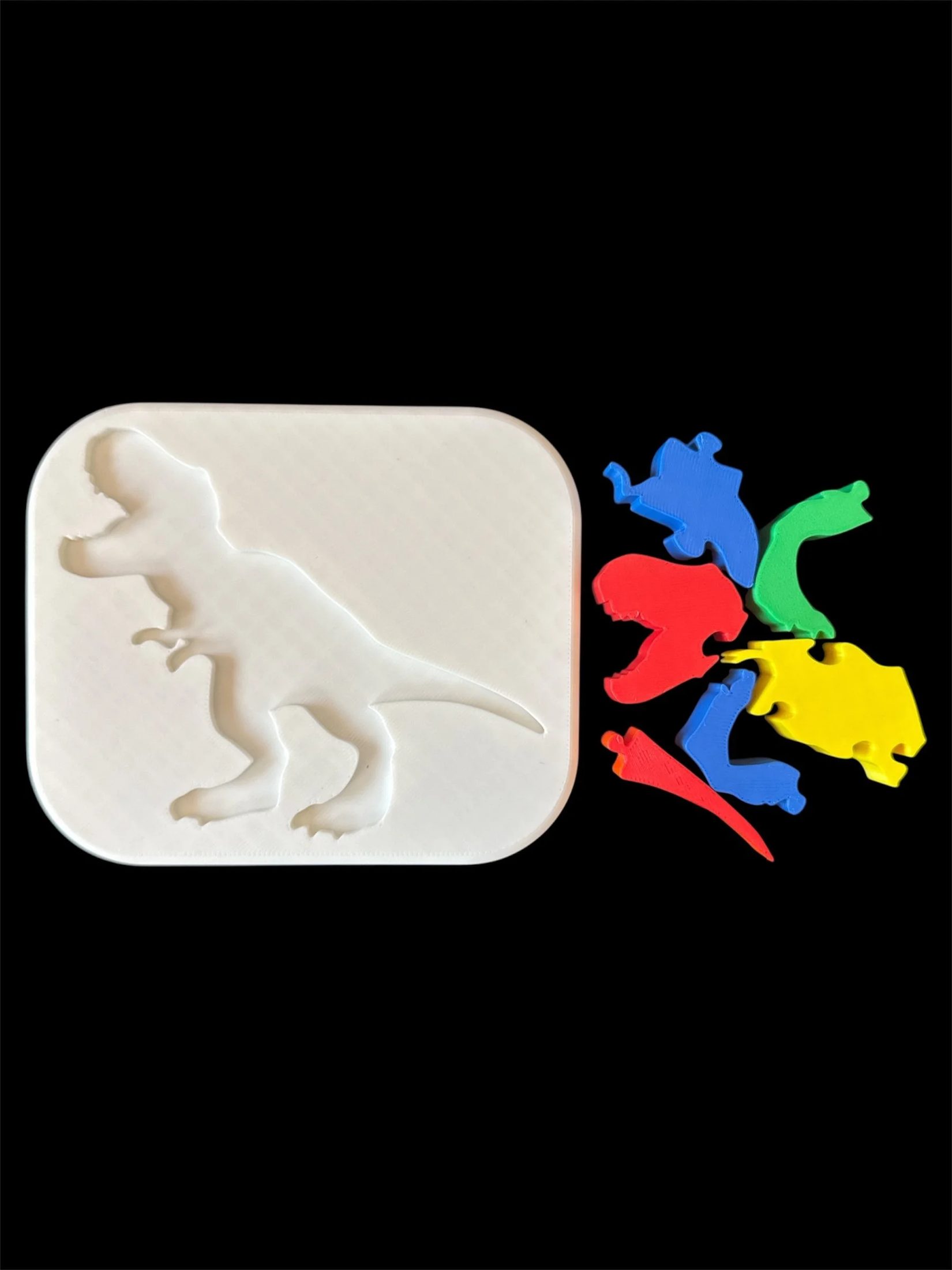 🦖 3D Printed Dinosaur Puzzle