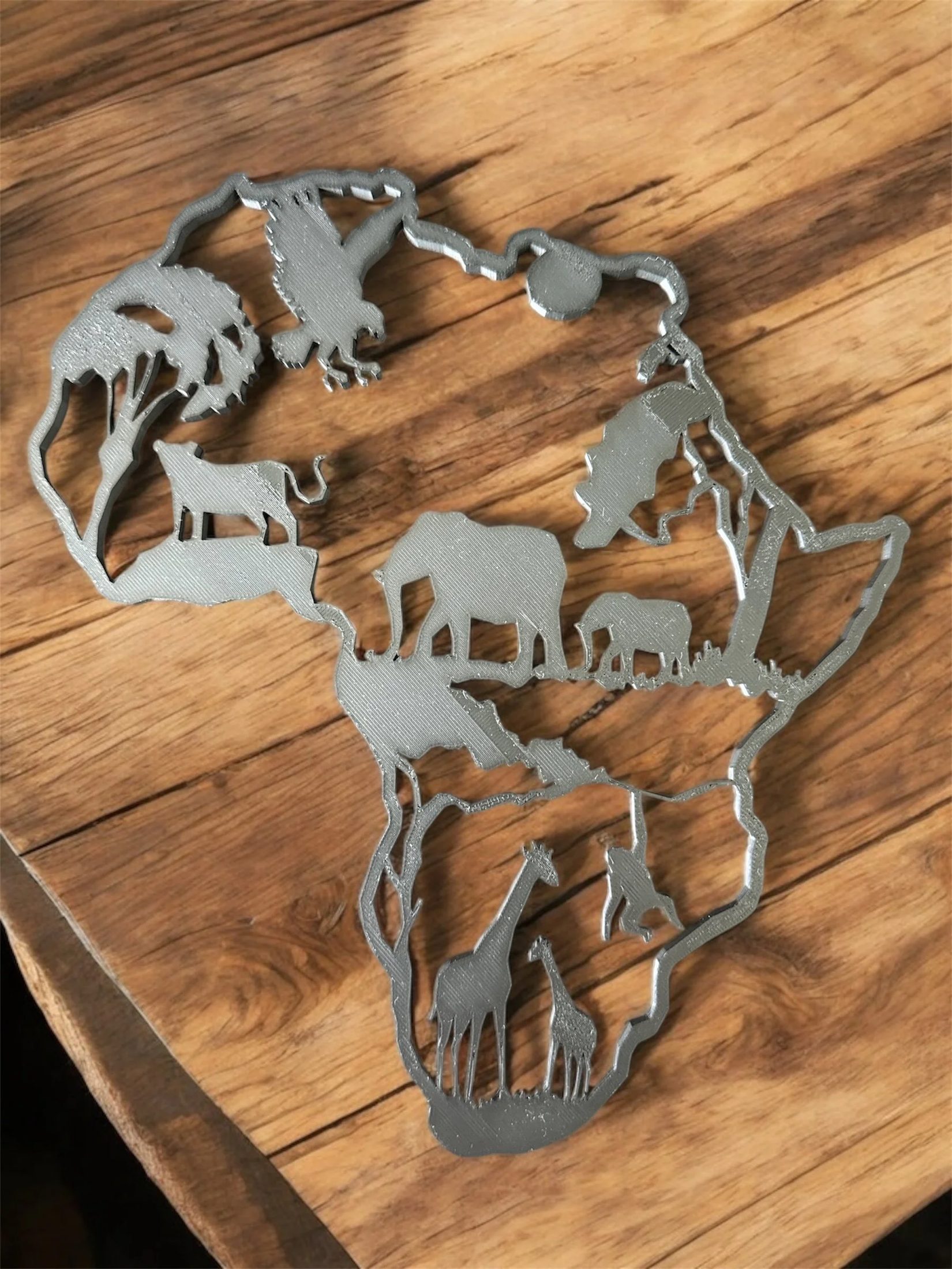 🌍 Africa Map with Wildlife: Celebrate the Spirit of the Continent 🐘🦁🌿
