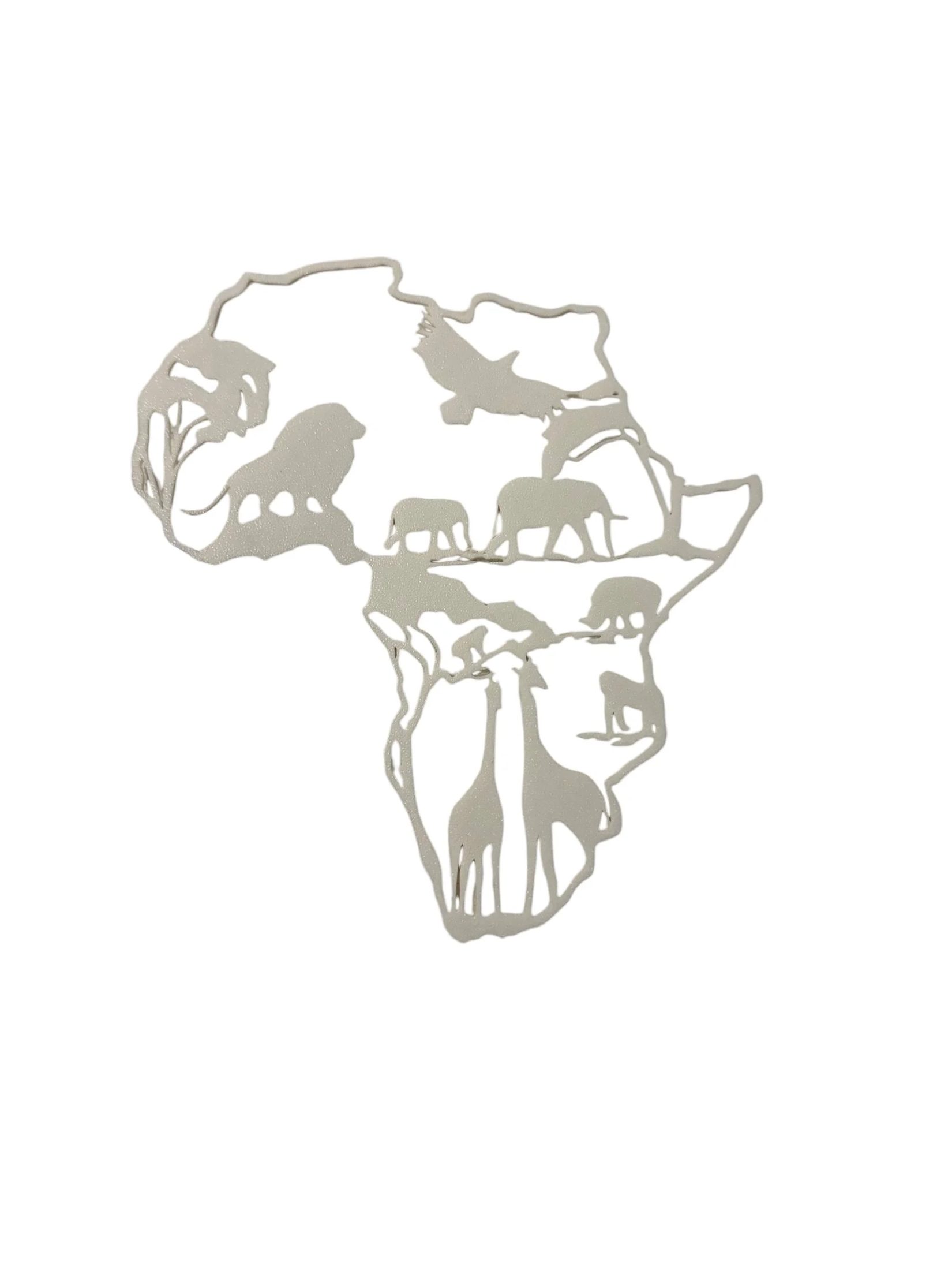 African Map - Wildlife