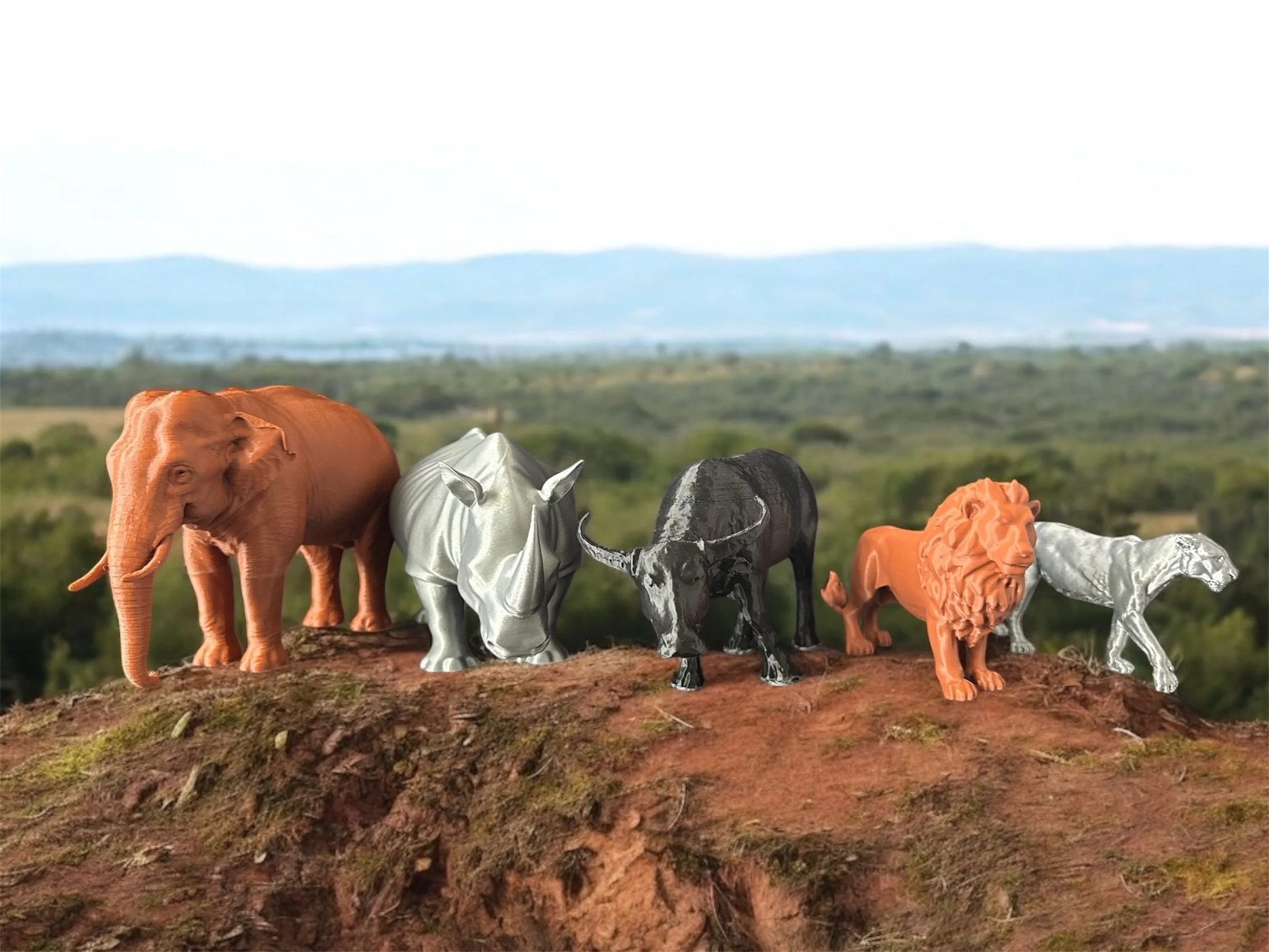 🦁🐘 Big 5 Collection