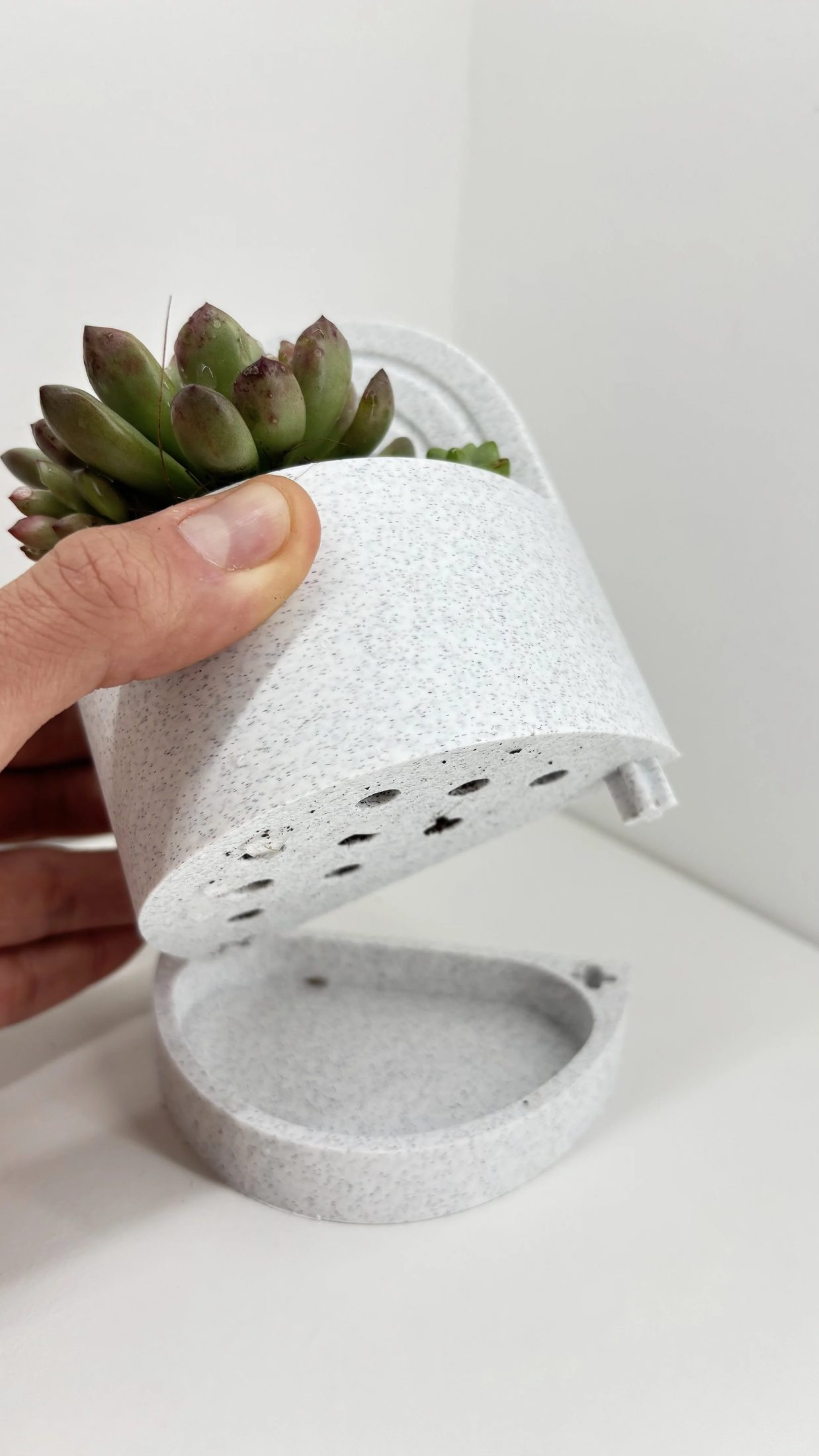 Bookend Planter with Reservoir