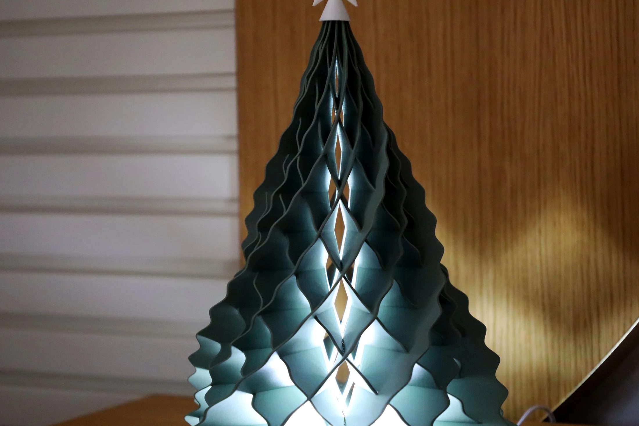 Custom Illuminated Christmas Tree Decor