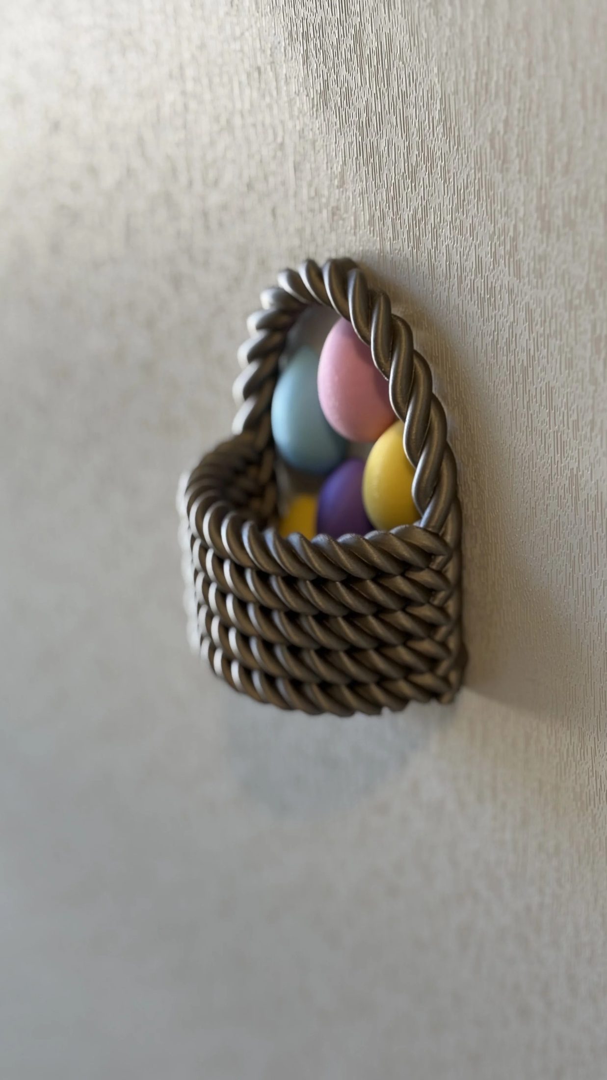 Easter Basket & Eggs Fridge Magnets