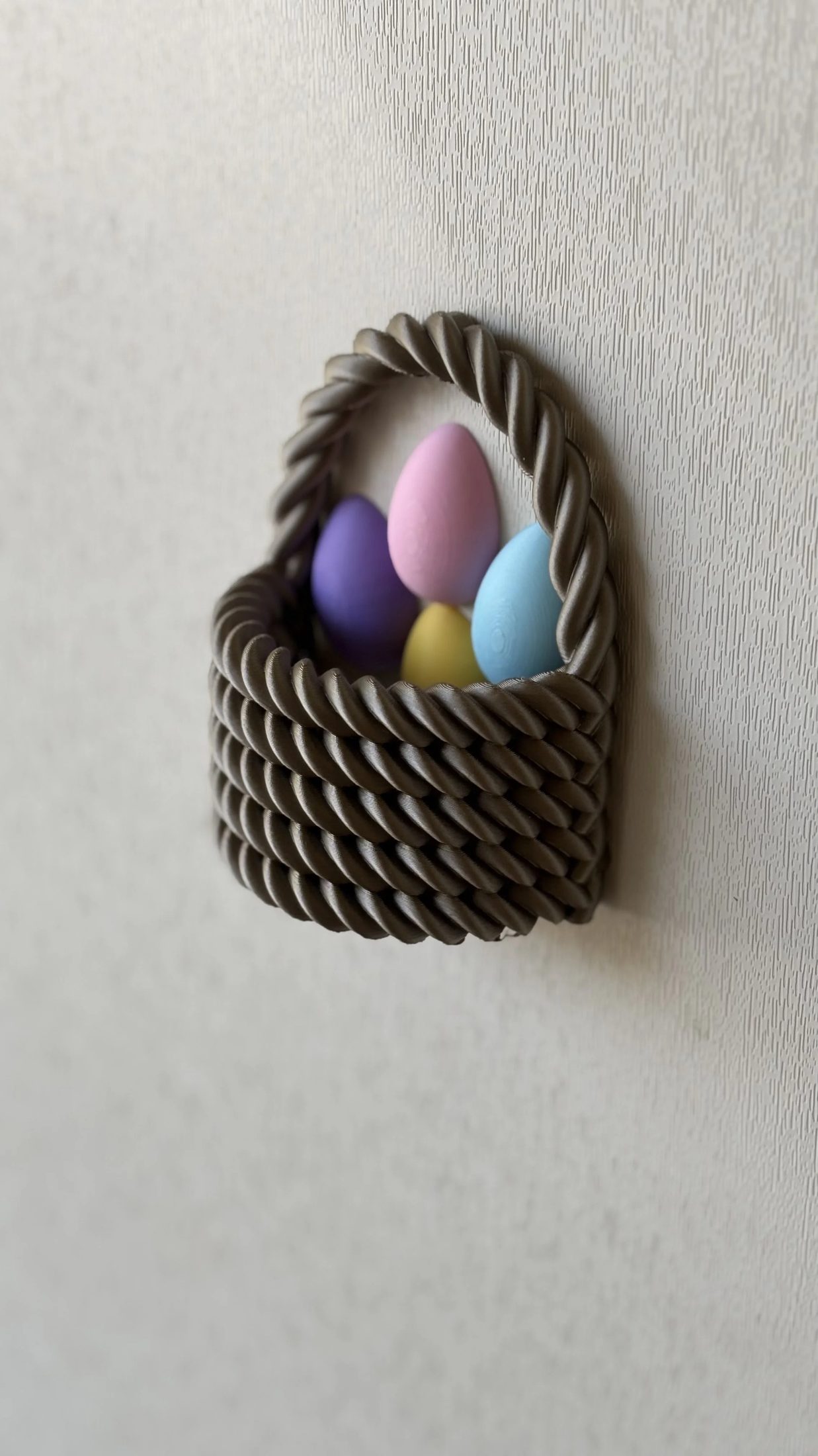 Easter Basket & Eggs Fridge Magnets