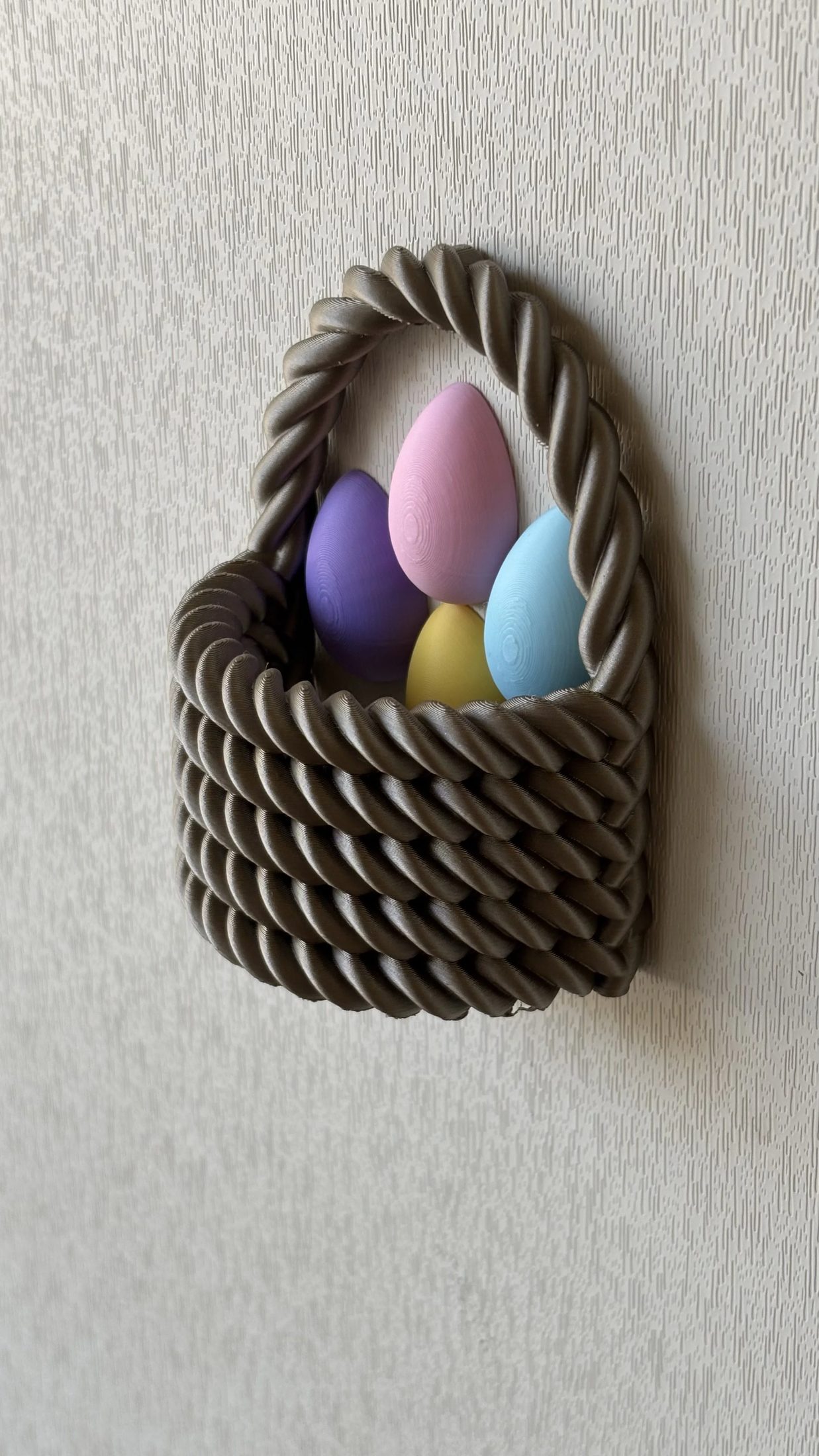 Easter Basket & Eggs Fridge Magnets