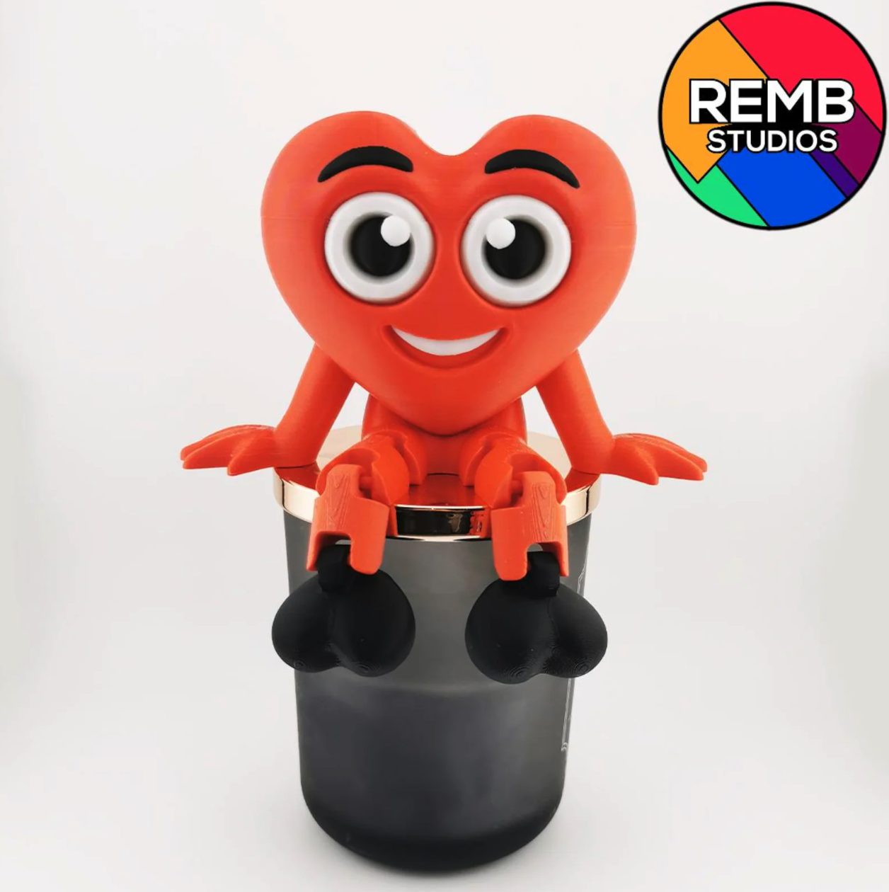 Flexi Heart with Hanging Legs