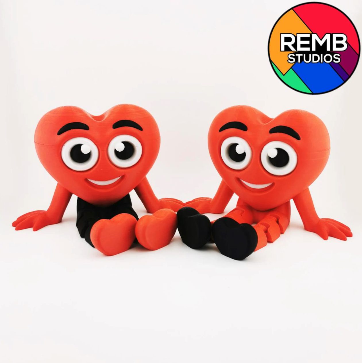 Flexi Heart with Hanging Legs
