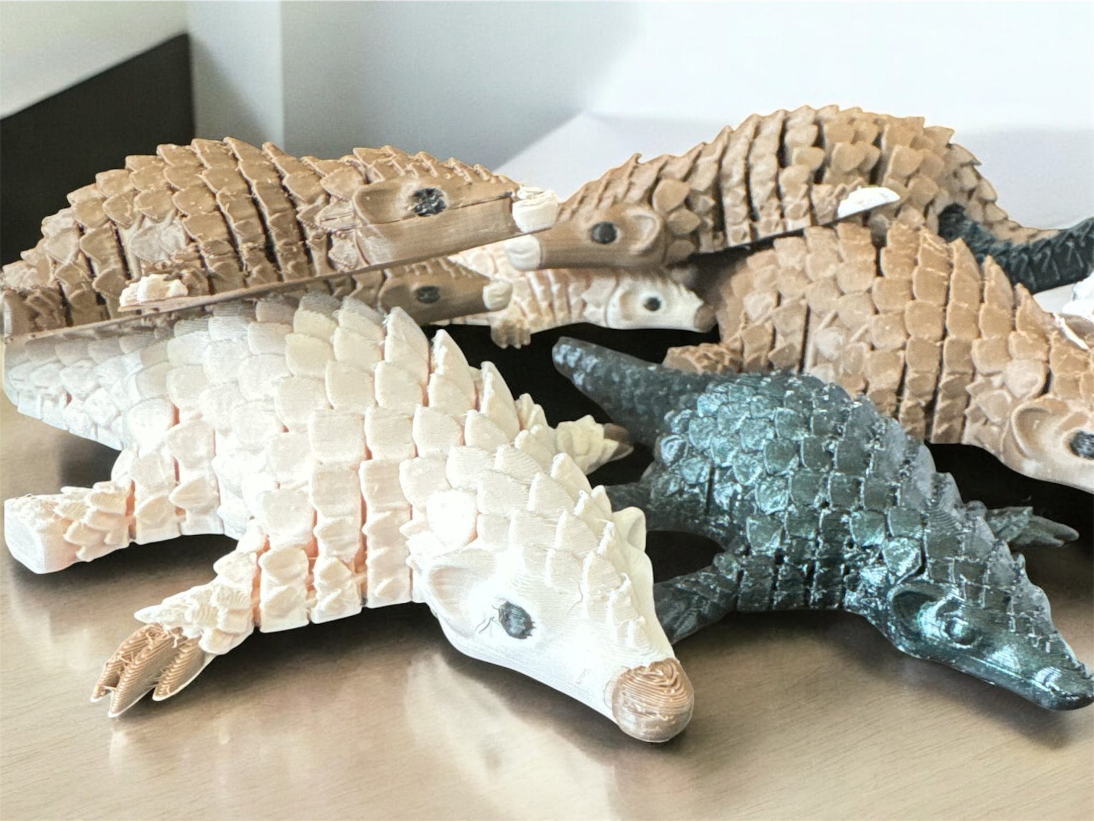🦎 Flexi Pangolin Toy: Bundle of 2