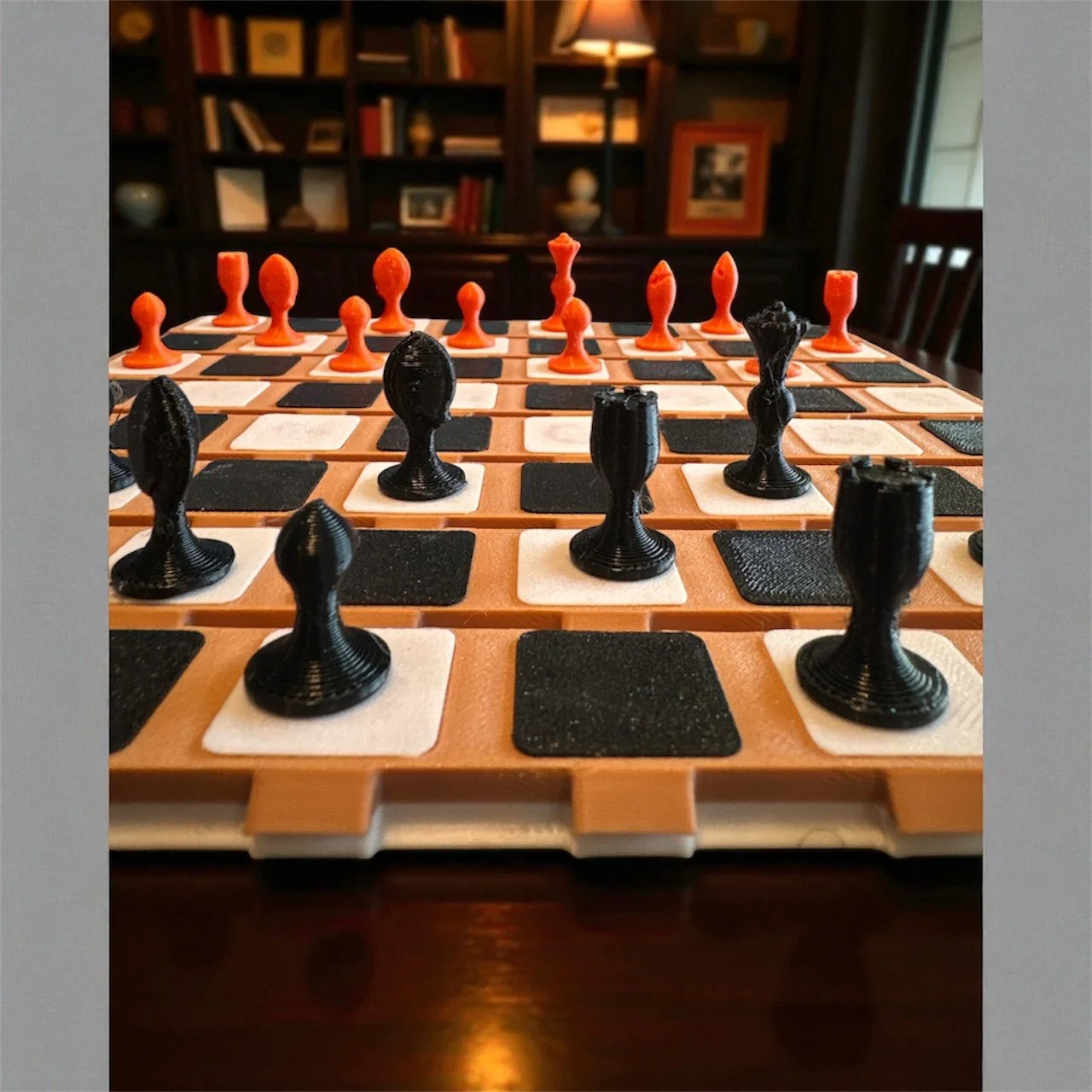 Foldable Chessboard Conversation Starter