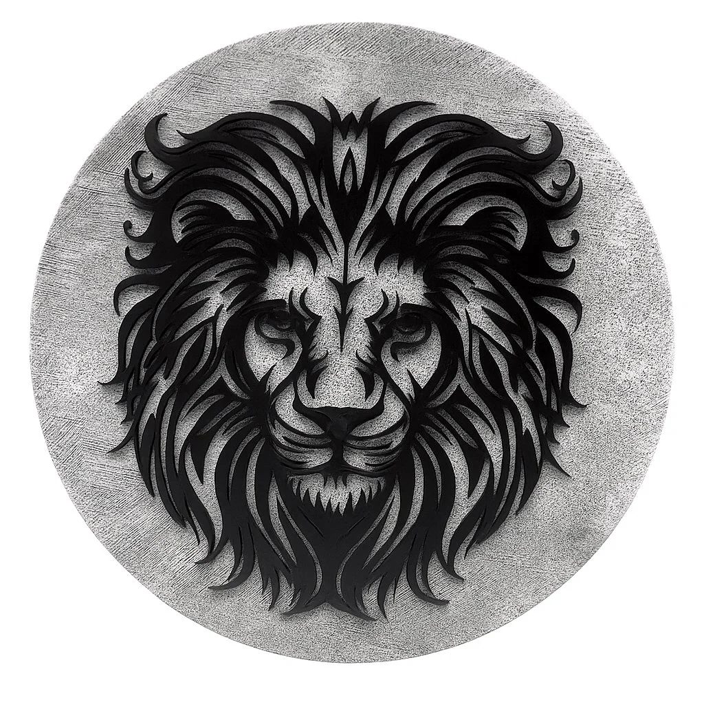 Lion Head Wall Art - Strength. Majesty. Bold Design