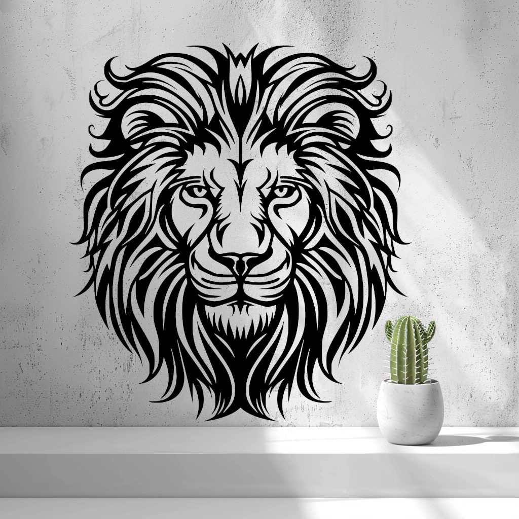 Lion Head Wall Art - Strength. Majesty. Bold Design (Copy)