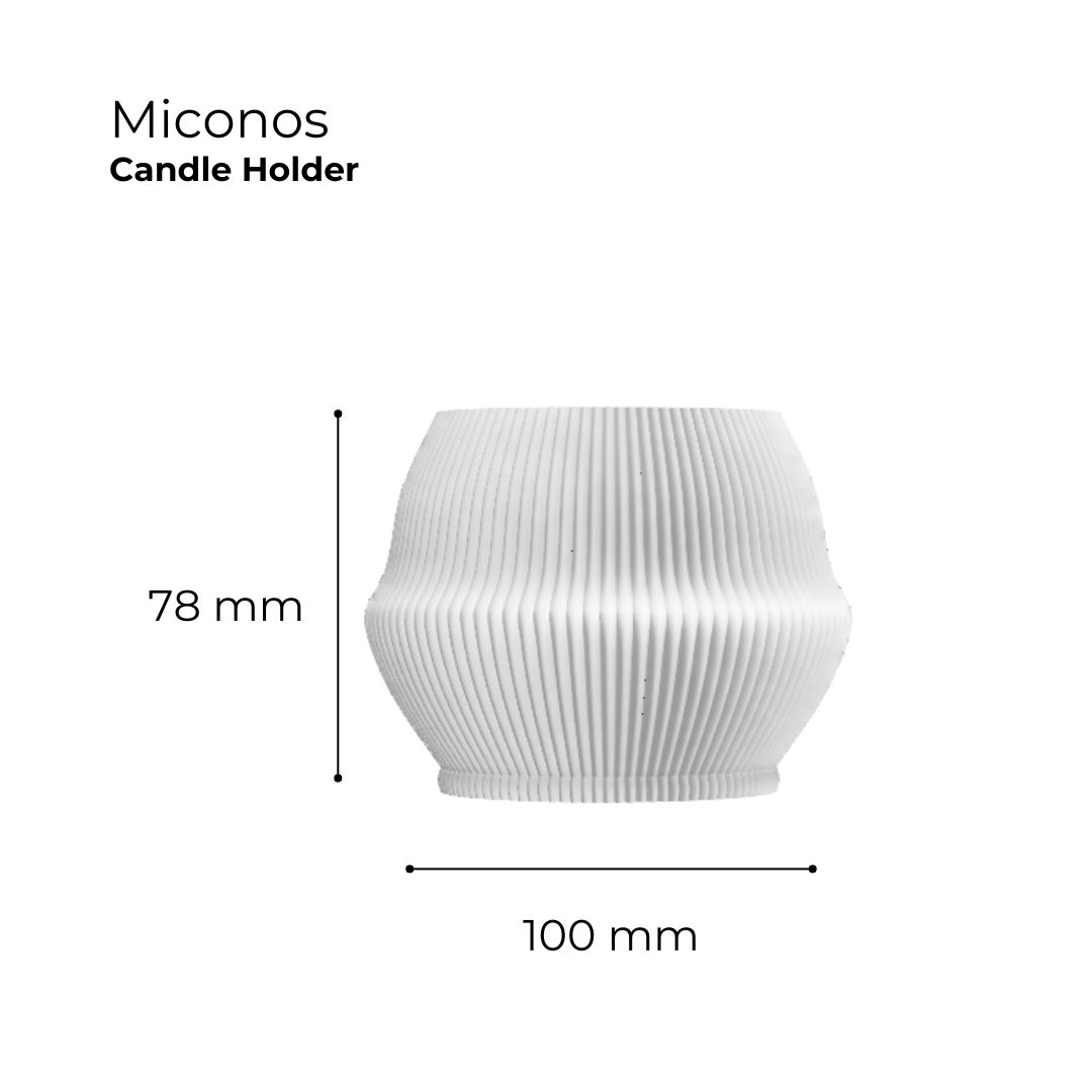🕯️ Miconos Candle Holder
