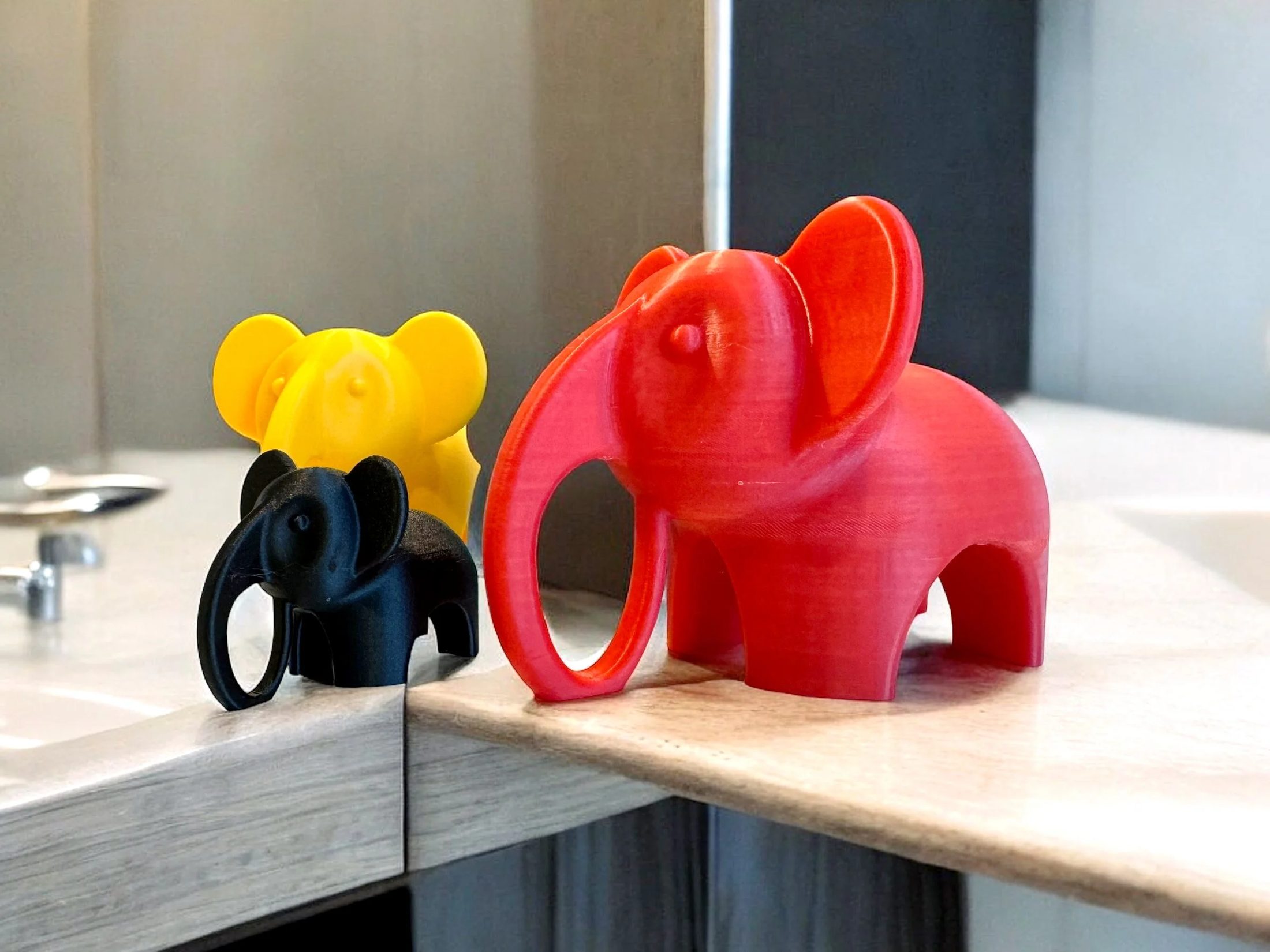🐘 Playful Elephants_4 Piece Set