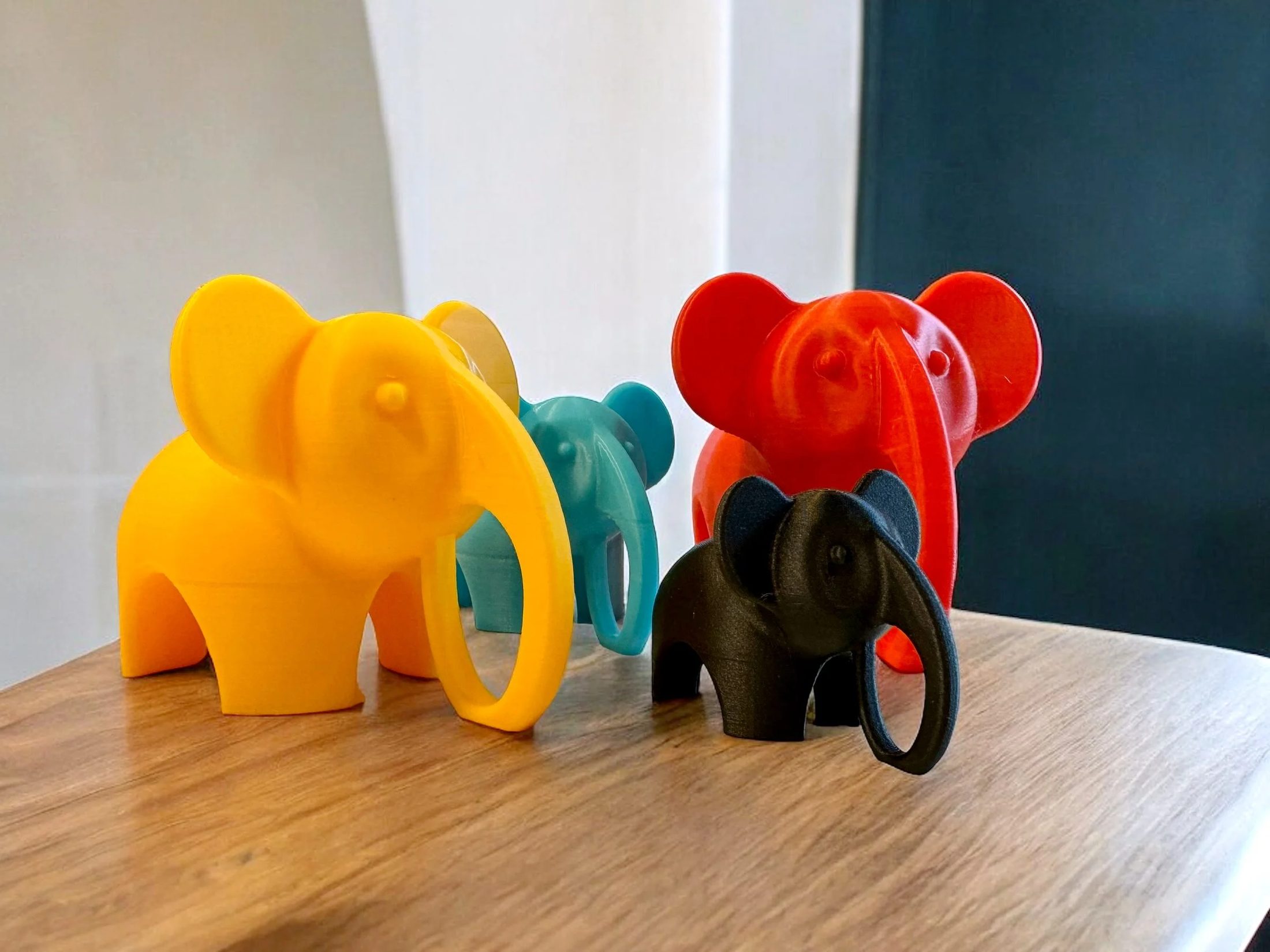 🐘 Playful Elephants_4 Piece Set