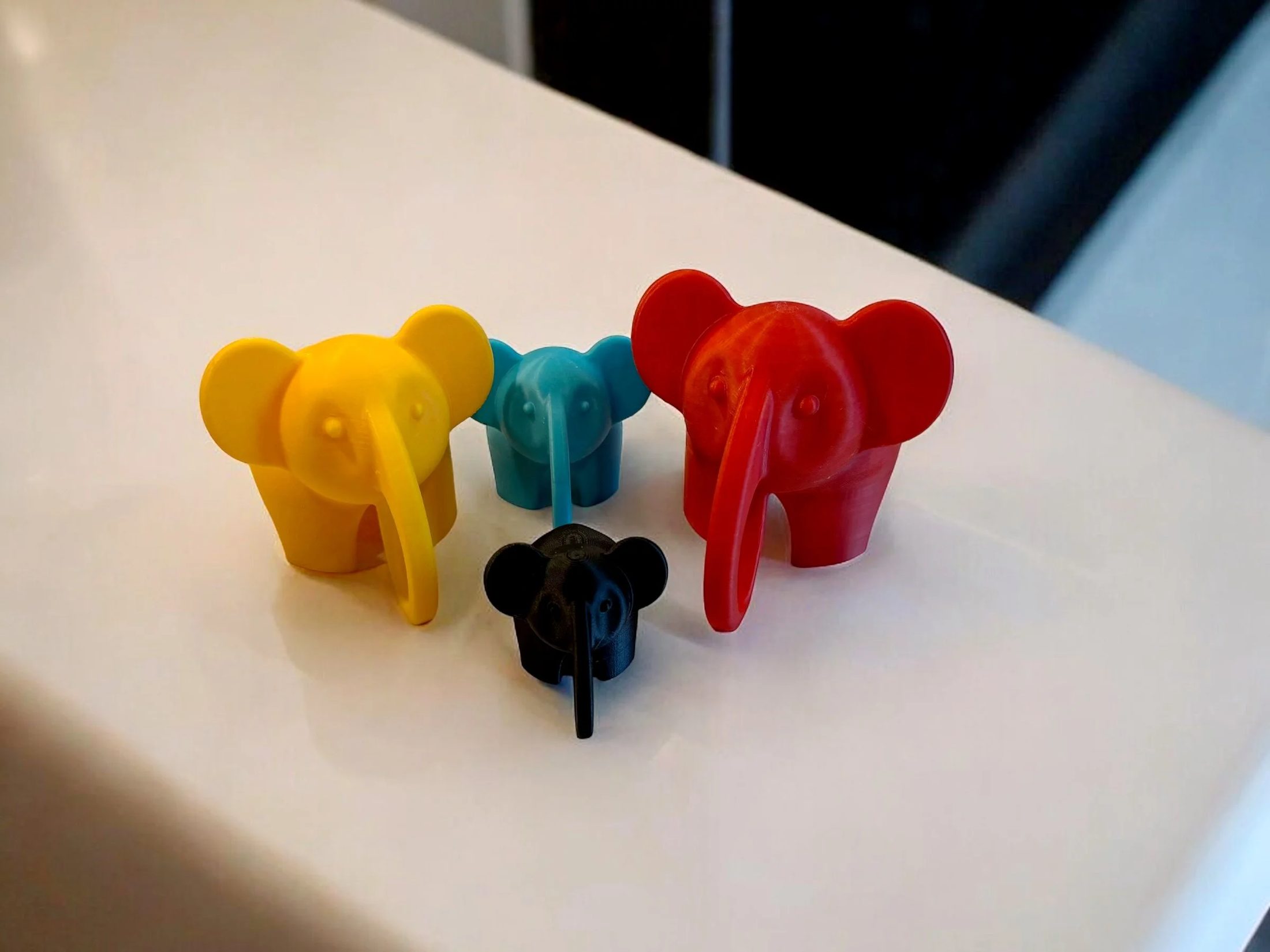 🐘 Playful Elephants_4 Piece Set
