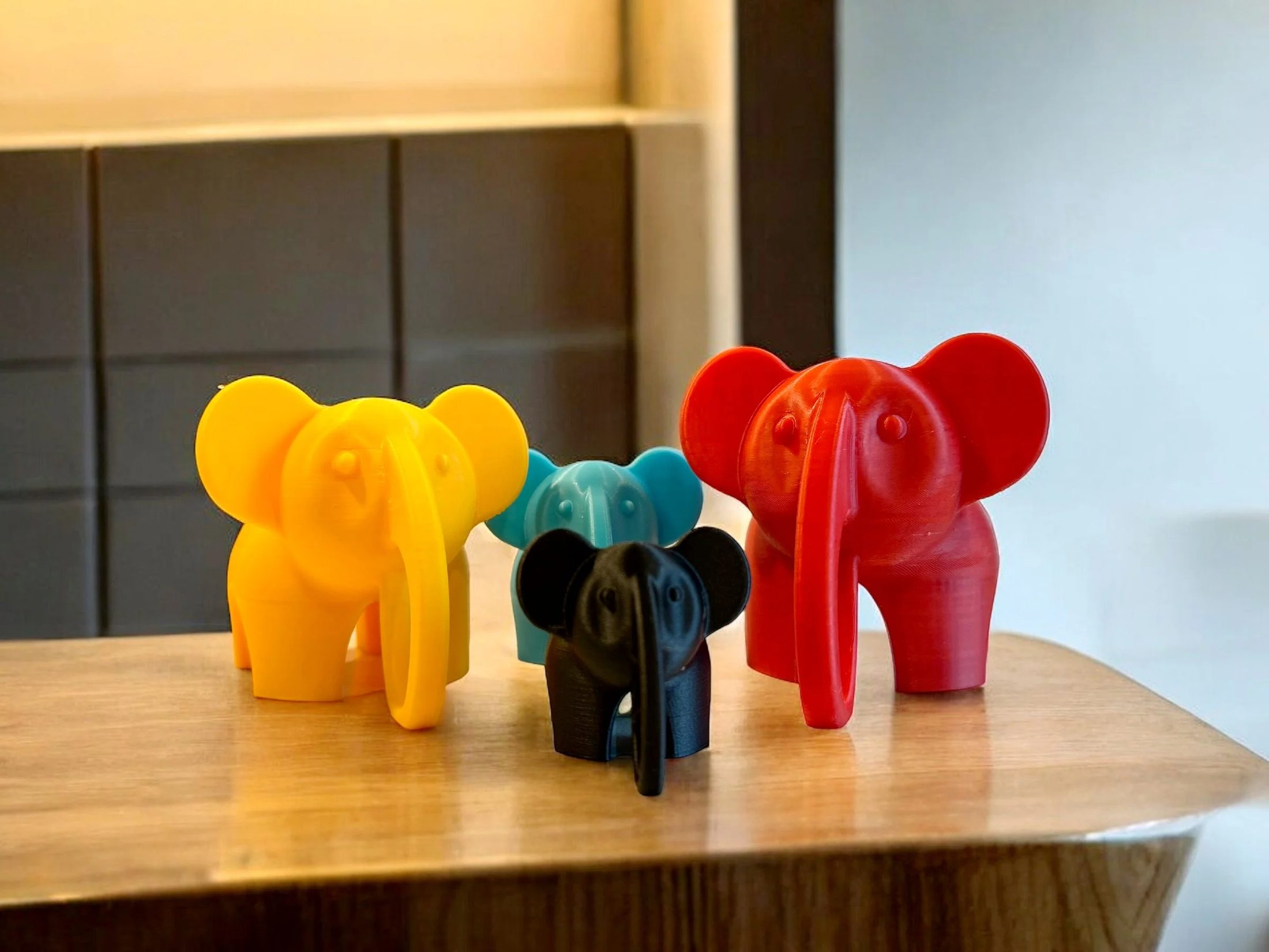🐘 Playful Elephants_4 Piece Set