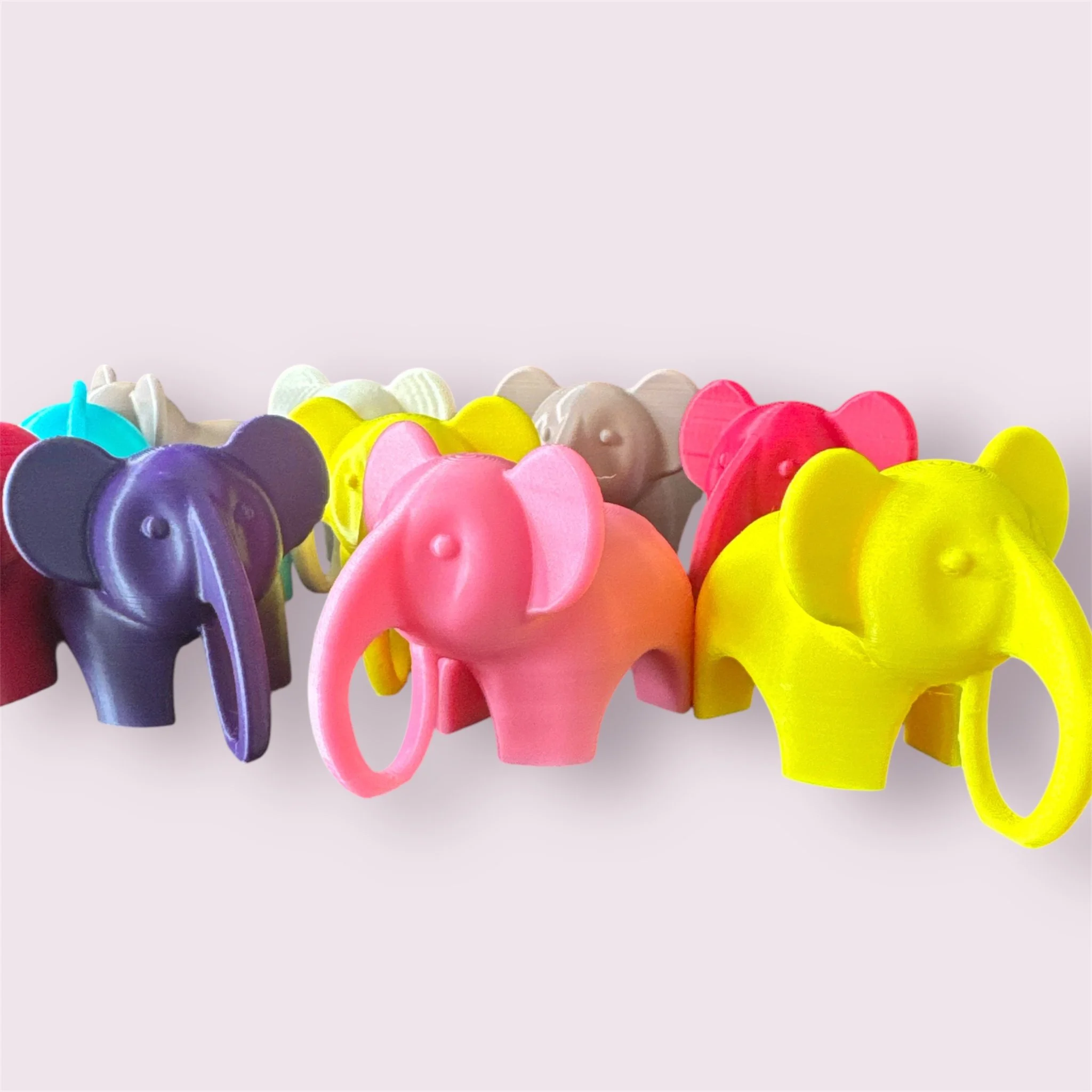 🐘 Playful Elephants_4 Piece Set