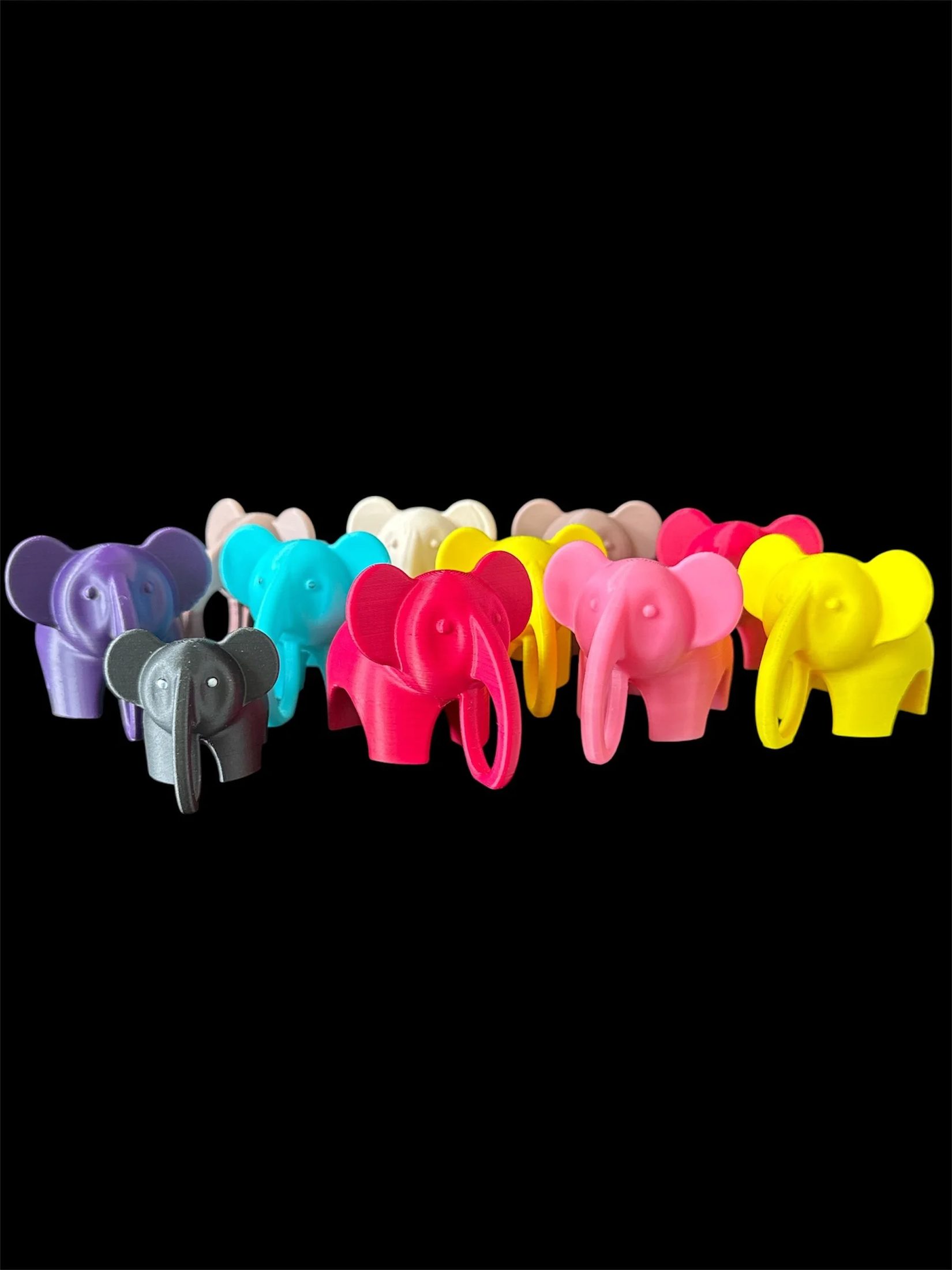 🐘 Playful Elephants_4 Piece Set