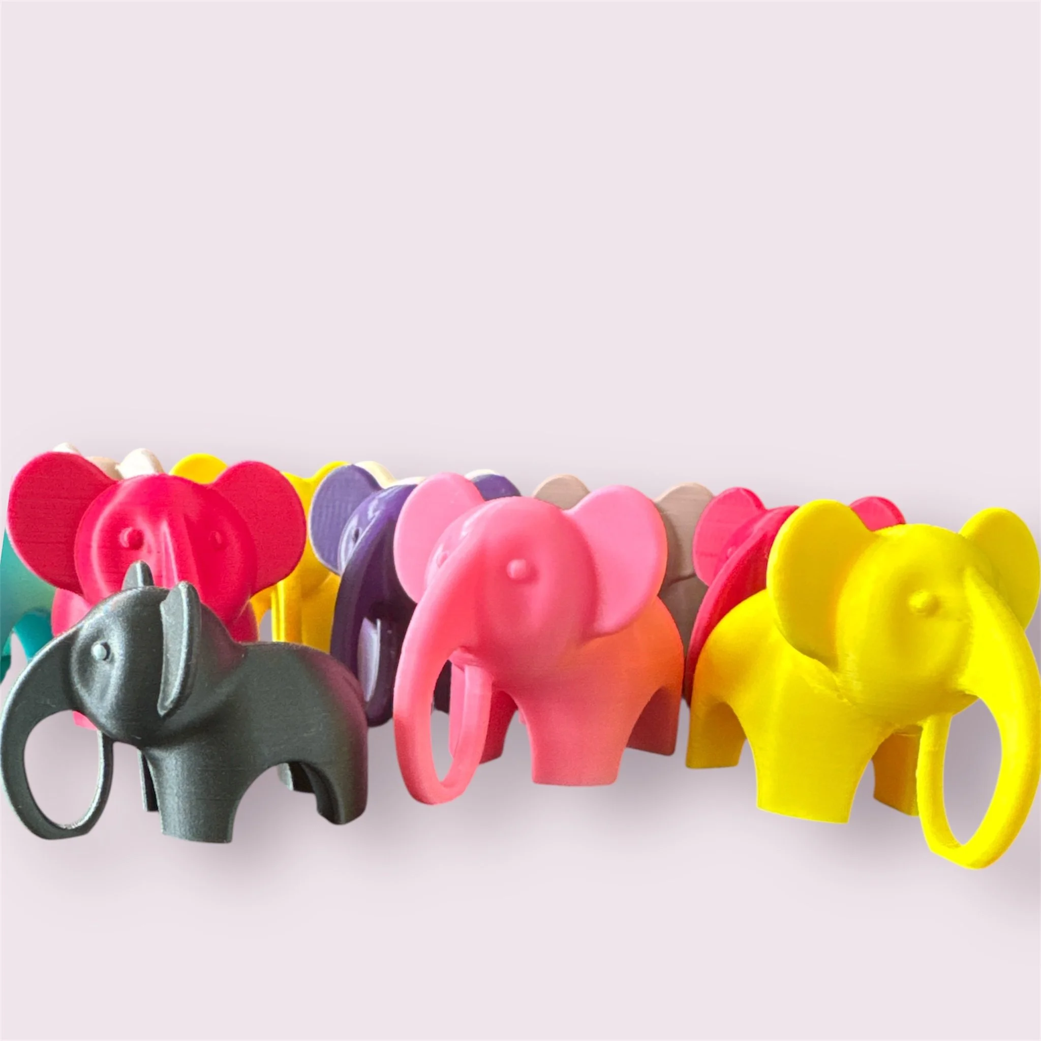 🐘 Playful Elephants_4 Piece Set
