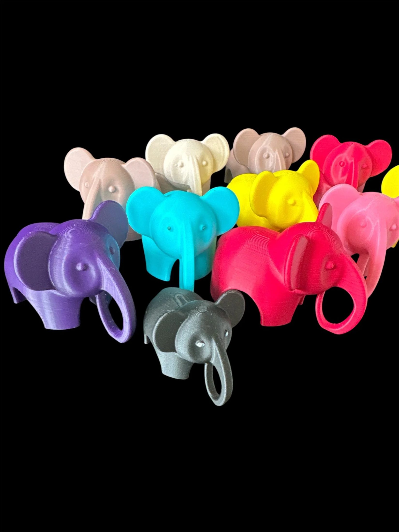 🐘 Playful Elephants_4 Piece Set