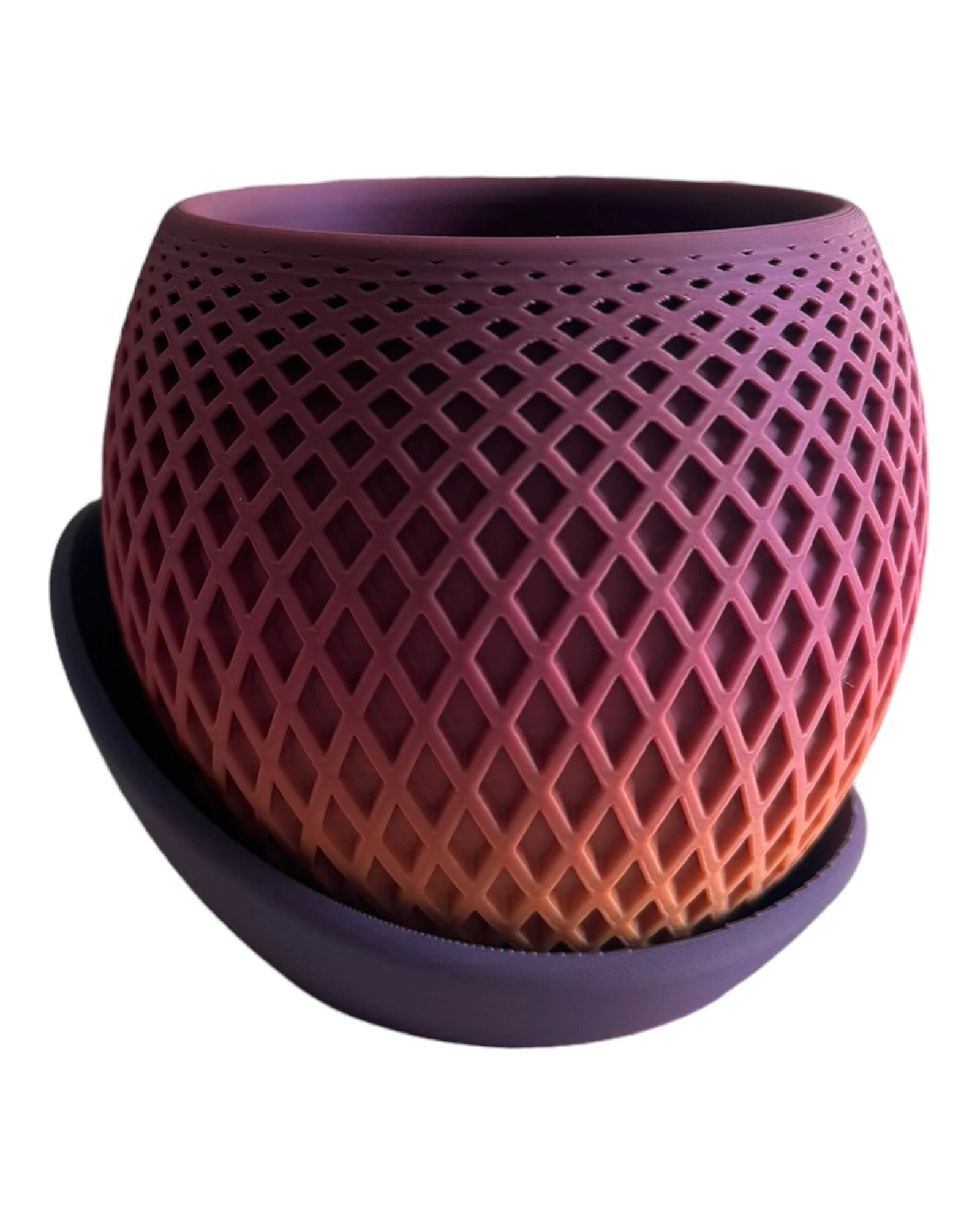 Polygon Planter with Drip Tray