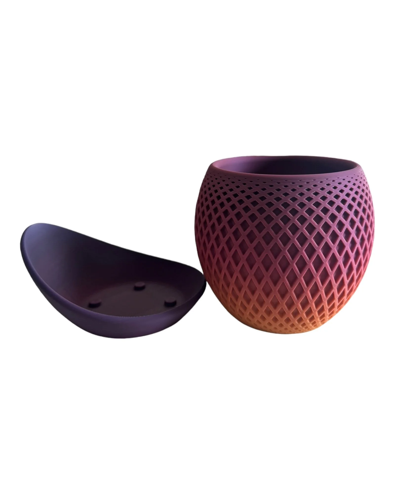 Polygon Planter with Drip Tray