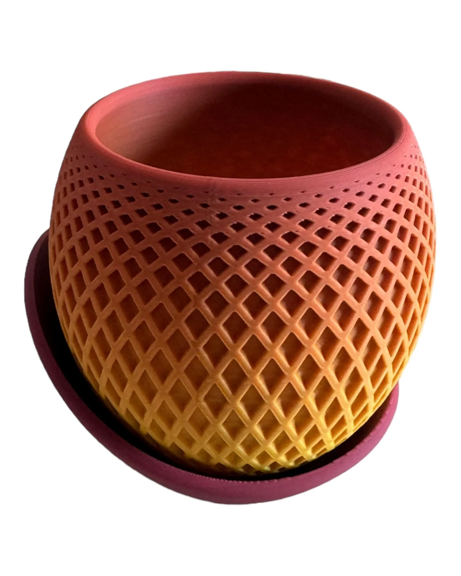 Polygon Planter with Drip Tray