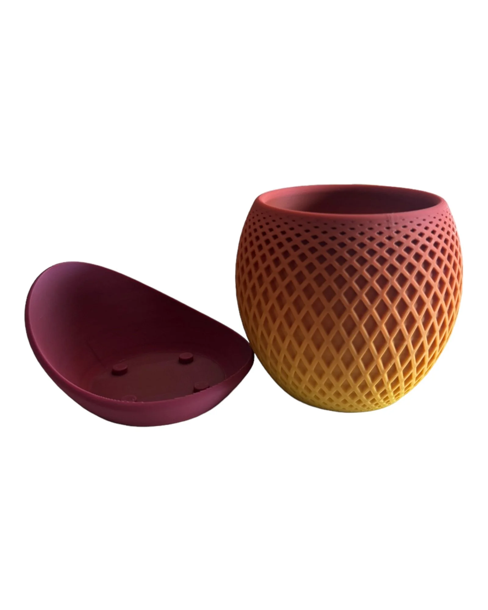 Polygon Planter with Drip Tray
