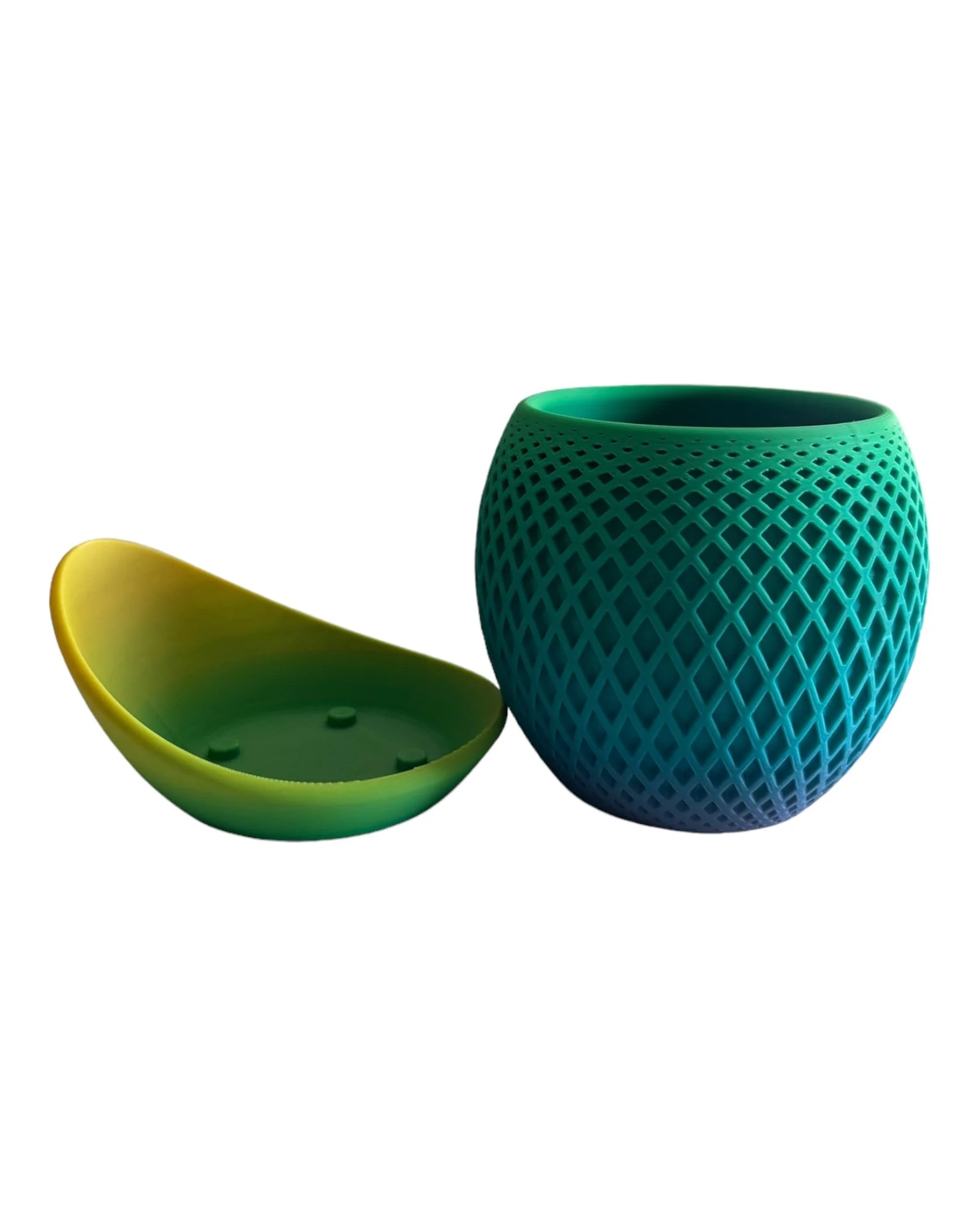 Polygon Planter with Drip Tray