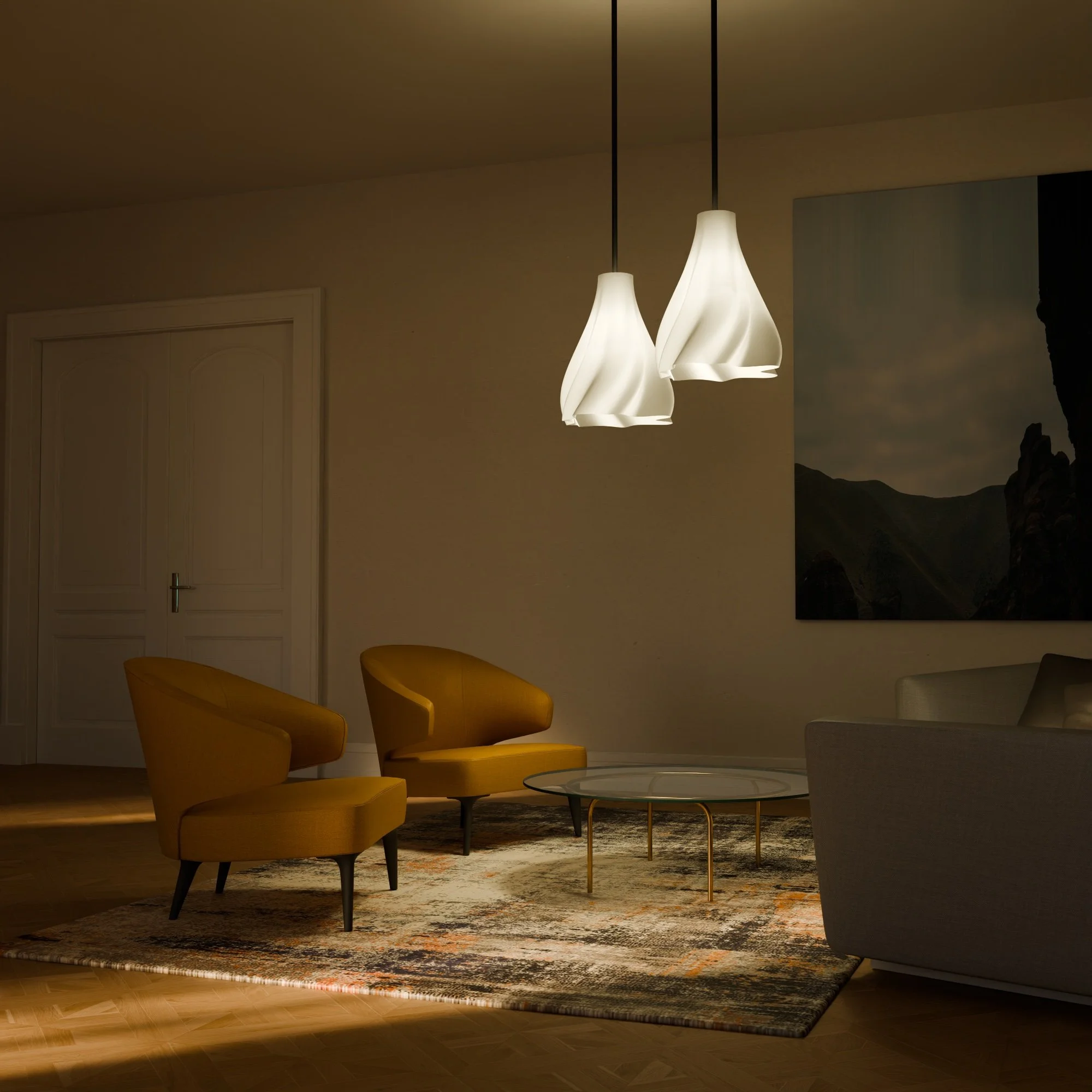 Silken Flow Pendant Lamp