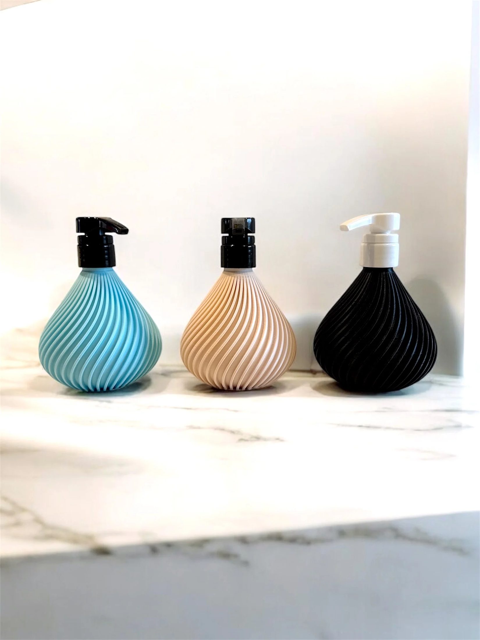 🌀 Spiral Soap Dispenser - 2 Pack Bundle