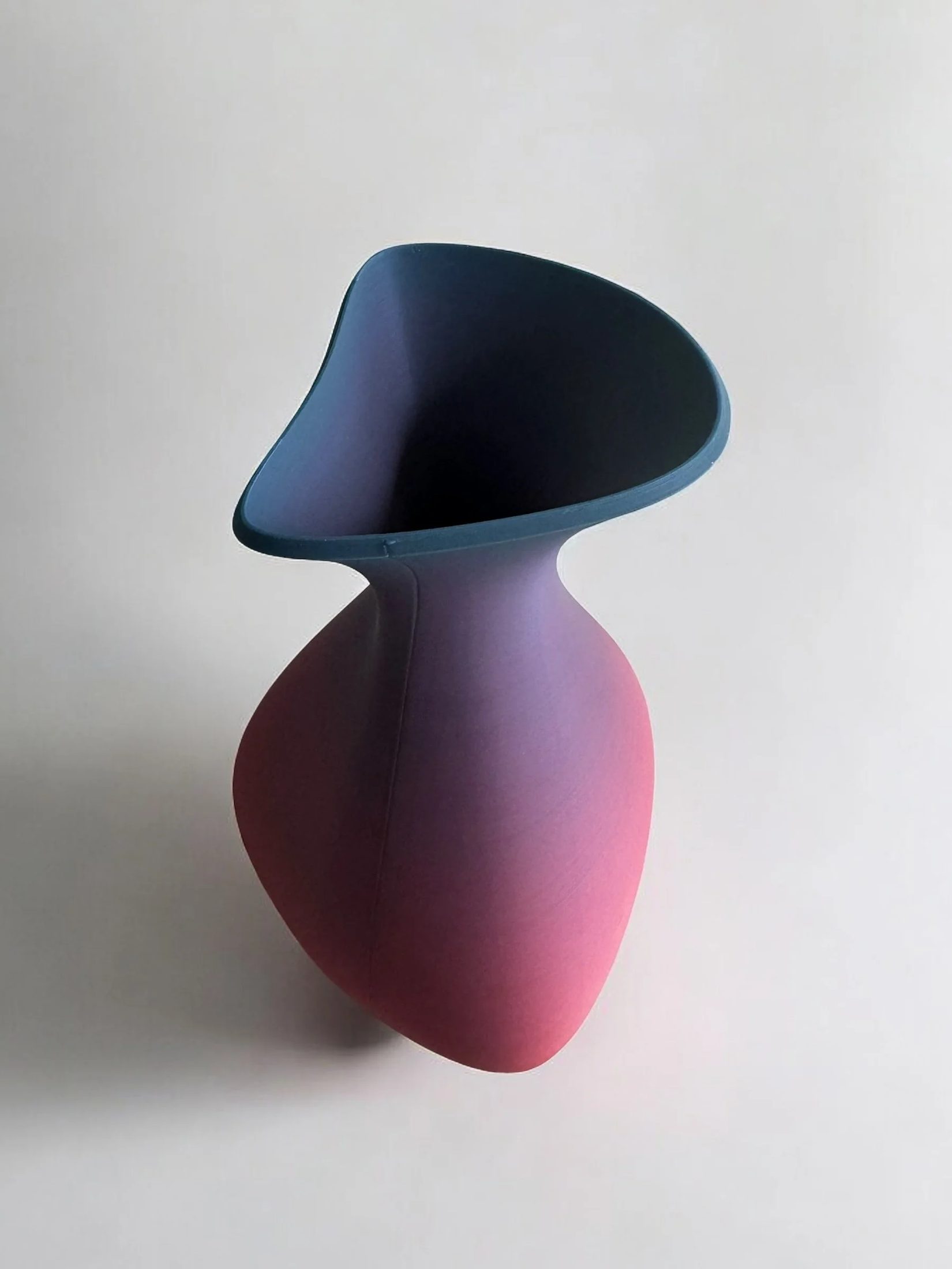 Uniform Shaped Vase With - Narrow Spout