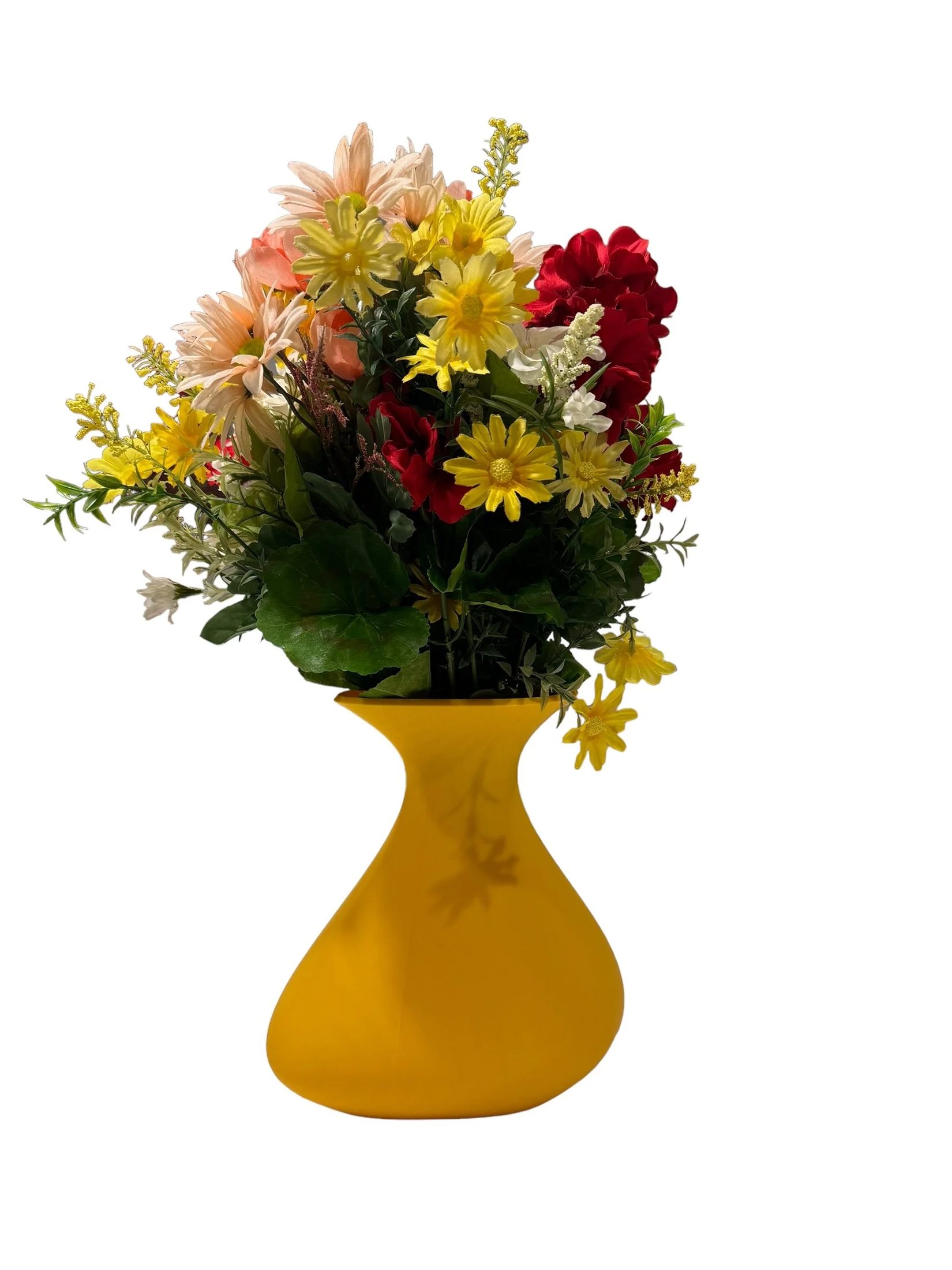 Uniform Shaped Vase With - Narrow Spout