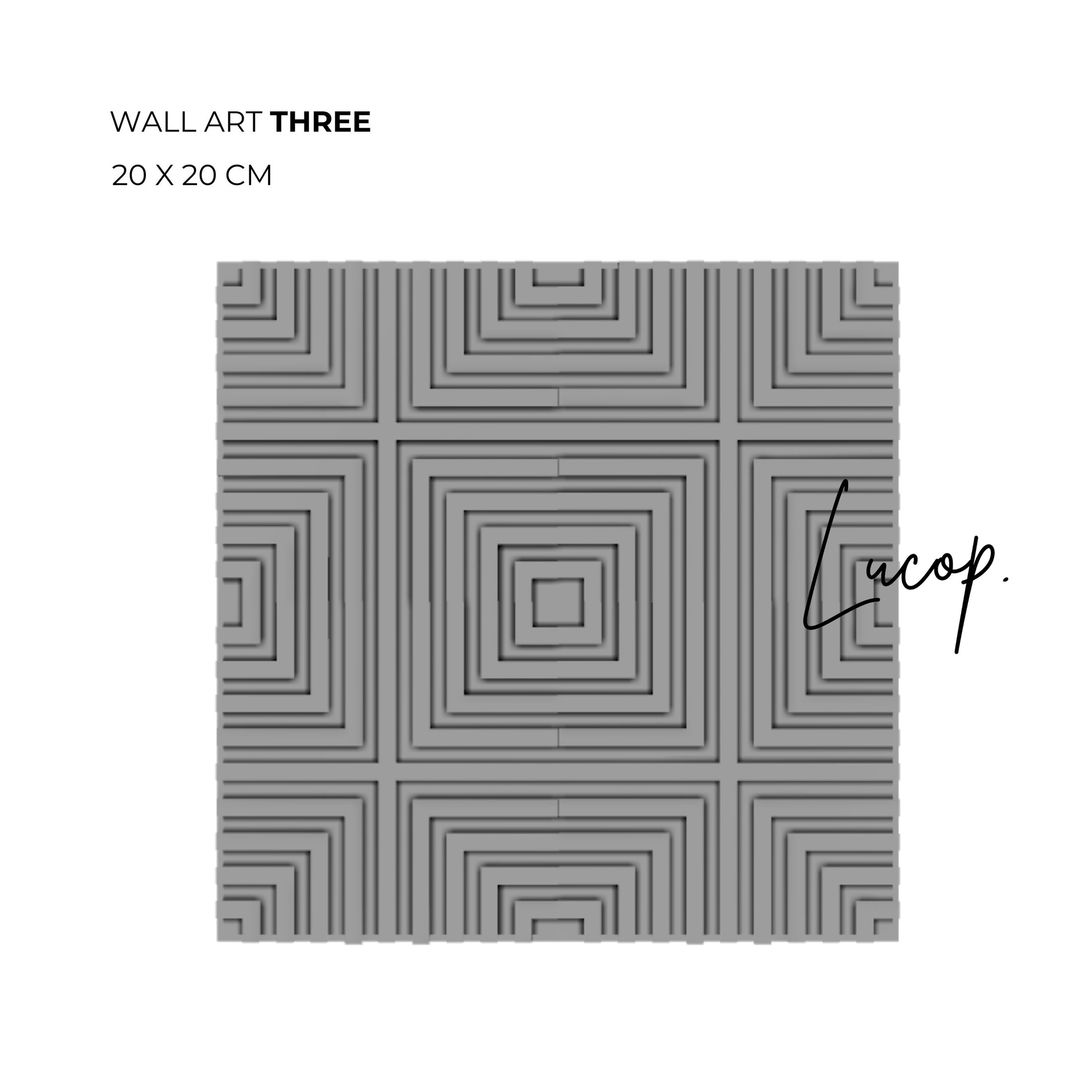 Wall Art Three: Abstract Artwork