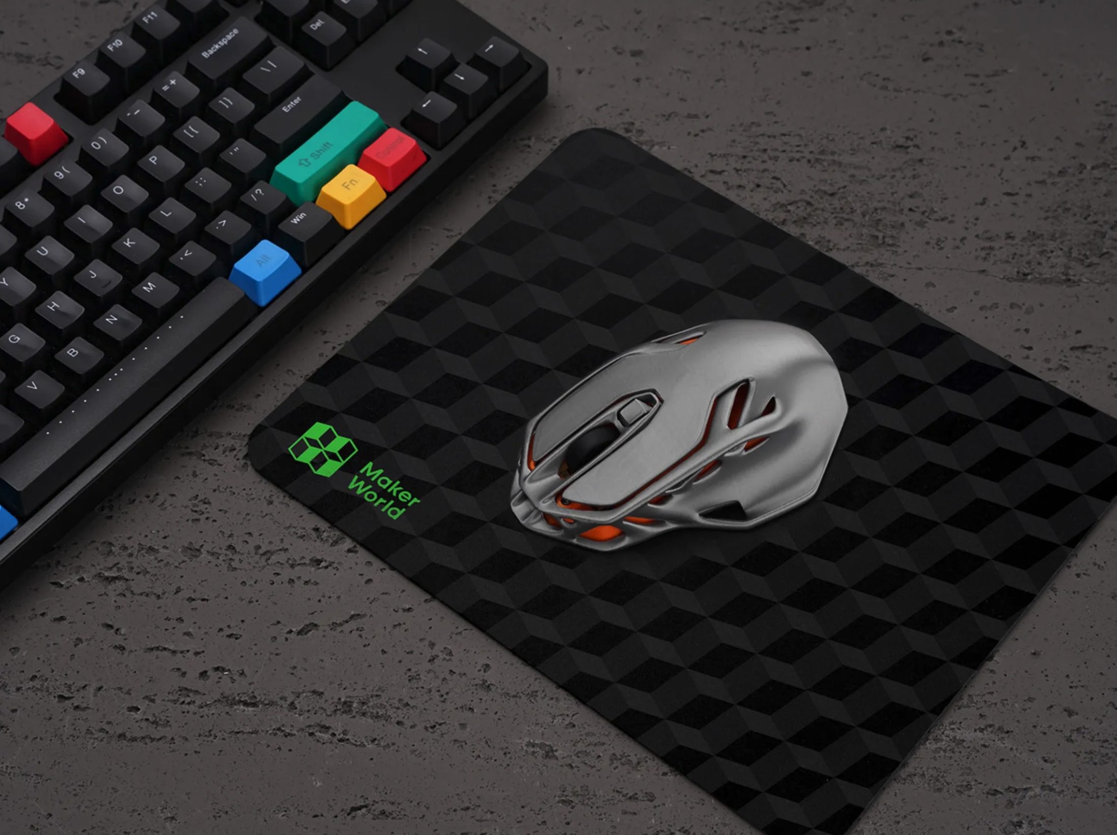 Wireless Computer Mouse - 3D Printed AI